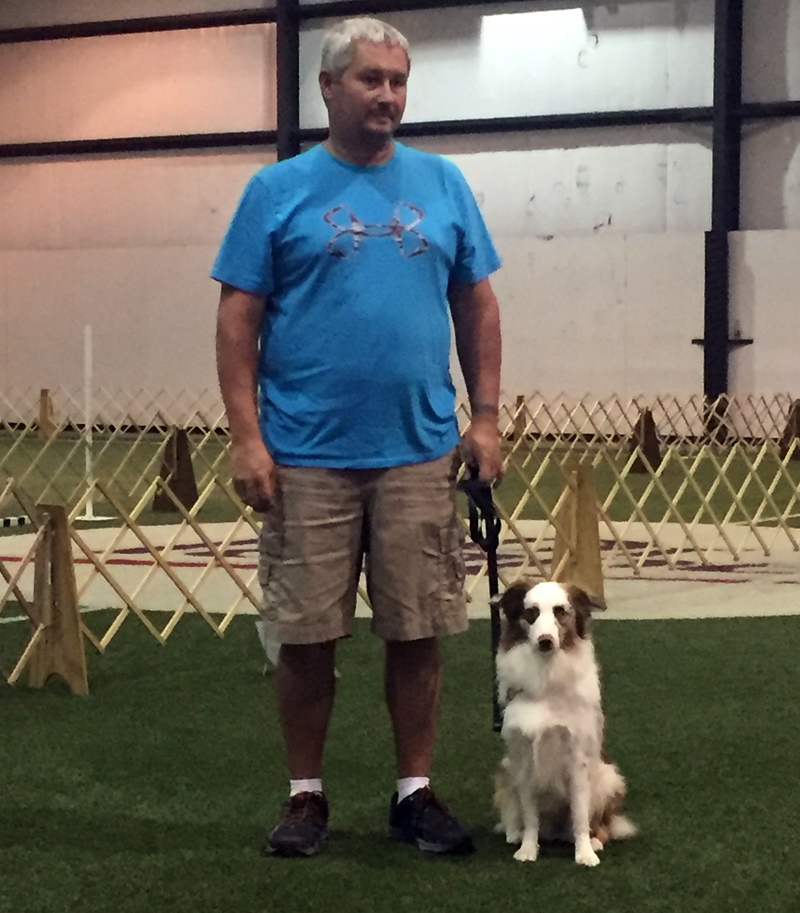 Splash with her favorite human.